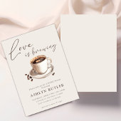 Invitation L'amour brasse l'invitation de la douche nuptiale