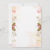 Invitation L'amour brasse Noël Fête des mariées de thé Invita (Dos)