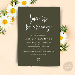 Invitation L'amour brasse, Perfect Fête des mariées Bière Par