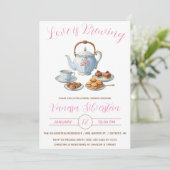 Invitation L'amour brasse, Thé de l'après-midi, Fête des mari (Debout devant)