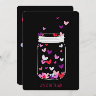 Invitation L'Amour BRIDE Est Dans L'Air Candy Hearts Fête Dou