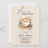 Invitation L'Amour Café est en Train de Préparer une Fête de (Devant)