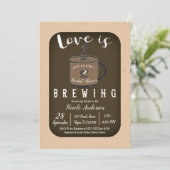 Invitation L'AMOUR, C'EST BRONZER Café Café Fête des mariées (Debout devant)