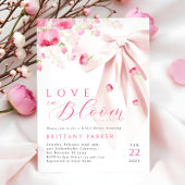 Invitation L'amour dans la Fête des mariées de boue de fleurs