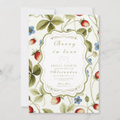 Invitation L'amour dans la Fête des mariées en fleur (Devant)