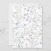 Invitation L'amour dans la Fête des mariées Florale de Bloom  (Dos)