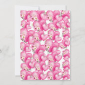 Invitation L'amour dans la floraison nuptiale de douche Invit (Dos)