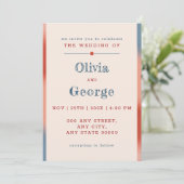 Invitation L'amour dans l'air : Mariage tout simplement éléga (Debout devant)