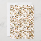 Invitation L'amour d'automne brasse Fête des mariées Café Bar (Dos)