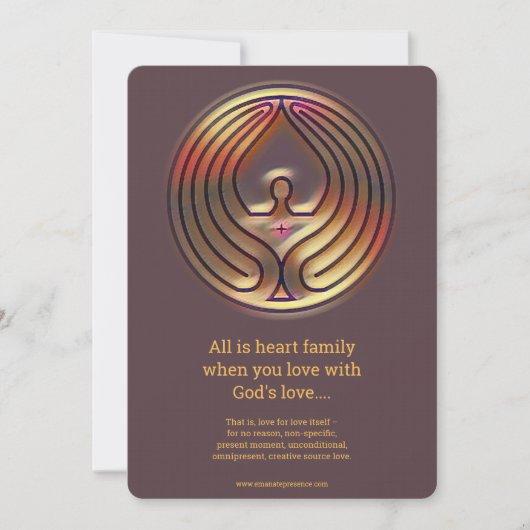 Invitation L'amour de Dieu - 003 (Devant)