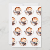 Invitation L'Amour De L'Aquarelle Est En Train De Brûler La F (Dos)