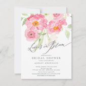 Invitation L'Amour Des Blossoms Du Printemps Est Dans L'Invit (Devant)