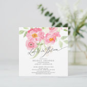 Invitation L'Amour Des Blossoms Du Printemps Est Dans L'Invit (Debout devant)