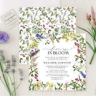 Invitation L'Amour D'Été Est En Fleur Fête des mariées Fleur