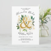 Invitation L'amour d'or (Debout devant)