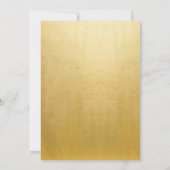 Invitation L'amour d'or (Dos)