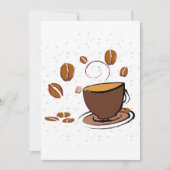 Invitation L'amour du café (Devant)