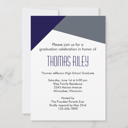 Invitation L'Amour du diplôme (Dos)