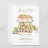 Invitation L'Amour Du Marché Floral Du Printemps Dans La Fête (Devant)