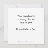 Invitation L'amour d'un père (Dos)