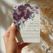 Invitation L'amour en fleurs Fête des mariées de crème Bourgo