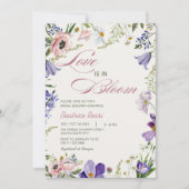 Invitation L'amour en fleurs sauvages Fête des mariées de pri (Devant)