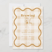 Invitation L'amour Espresso Martini est en train de se prépar (Devant)