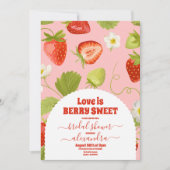 Invitation L'amour est Berry Fête des mariées sucrée (Devant)