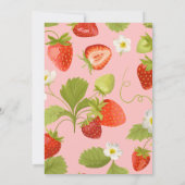 Invitation L'amour est Berry Fête des mariées sucrée (Dos)