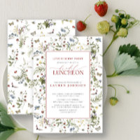 L'Amour Est Berry Sweet Élégant Floral Bridal Lunc