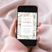 L'Amour Est Berry Sweet Élégant Floral Bridal Lunc