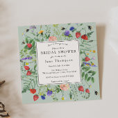 Invitation L'amour est Berry Sweet Fleur sauvage Fête des mar