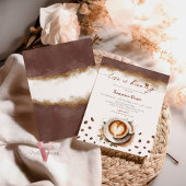 Invitation L'amour est brasser les amateurs de café Fête des