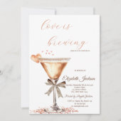 Invitation L'amour est brasser Martini Parties scintillant co (Devant)