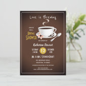 Invitation L'Amour est Café Mariage Brewing (Debout devant)
