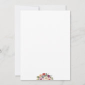 Invitation L'amour est dans Bloom Brides Fête des mariées pho (Dos)