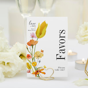 Invitation L'amour est dans Bloom Spring Fête des mariées Fav