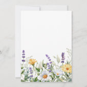 Invitation L'amour est dans la Fête des mariées Chamomile en  (Dos)