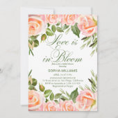 Invitation L'amour est dans la Fête des mariées de jardin fle (Devant)