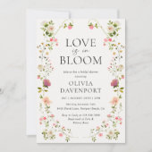 Invitation L'amour est dans la Fête des mariées de Jardin Whi (Devant)