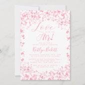 Invitation L'amour est dans la Fête des mariées de la Saint V (Devant)