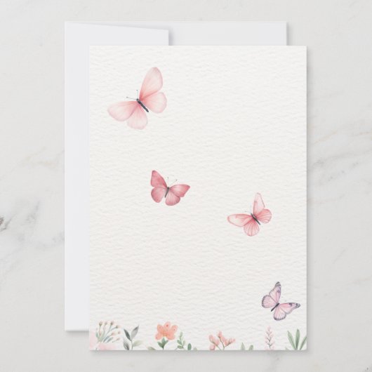 Invitation L'amour est dans la Fête des mariées de printemps (Dos)