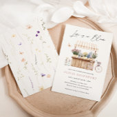 Invitation L'amour est dans la Fête des mariées de socle de f