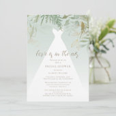 Invitation L'Amour Est Dans La Fête des mariées De Verdure (Debout devant)