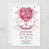 Invitation L'amour est dans la Fête des mariées du coeur de l (Devant)