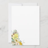 Invitation L'amour est dans la Fête des mariées en fleur (Dos)