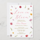 Invitation L'amour est dans la Fête des mariées en fleur (Devant)
