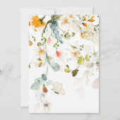 Invitation L'amour est dans la Fête des mariées en fleur (Dos)