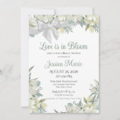 Invitation L'amour est dans la Fête des mariées en fleur (Devant)