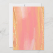 Invitation L'Amour Est Dans La Fête des mariées En Fleur Pink (Dos)